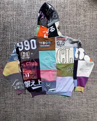 Image 2 of Recycled Patchwork Hoodie 