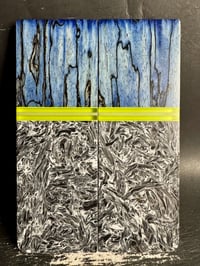 Image 2 of Spalted Tamarind & Fat Carbon GLOW Segmented Knife Scales