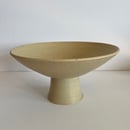 Image 2 of Pedestal Bowl in sand colour 