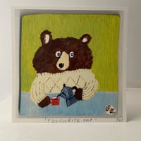 Image 1 of Small square art print -favourite cup
