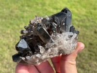 Image 3 of Smoky Quartz Crystal Points Cluster #2002