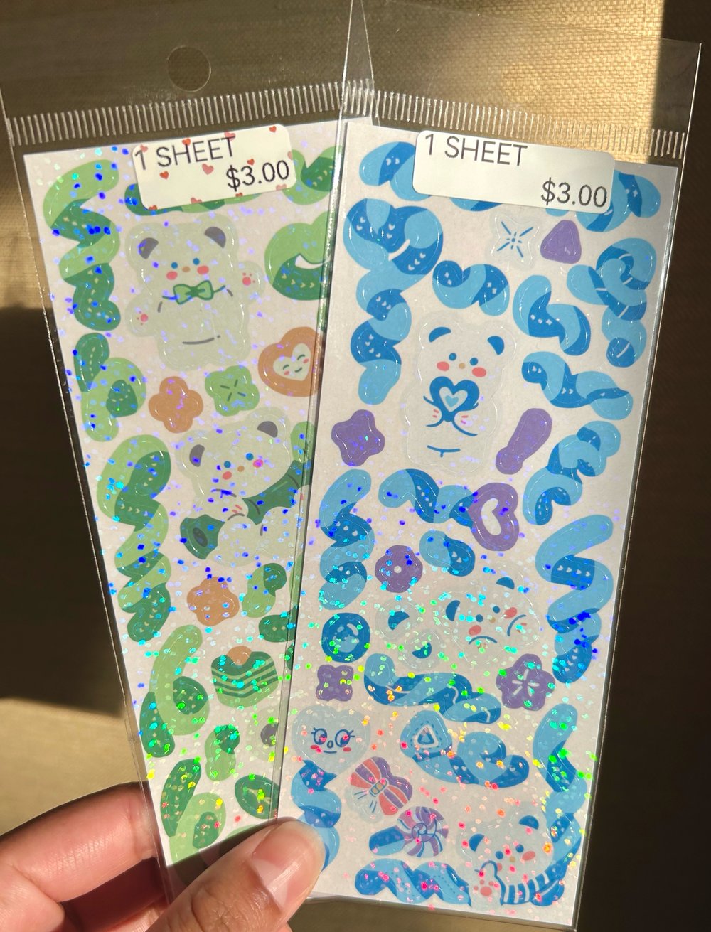 Green&Blue teddies