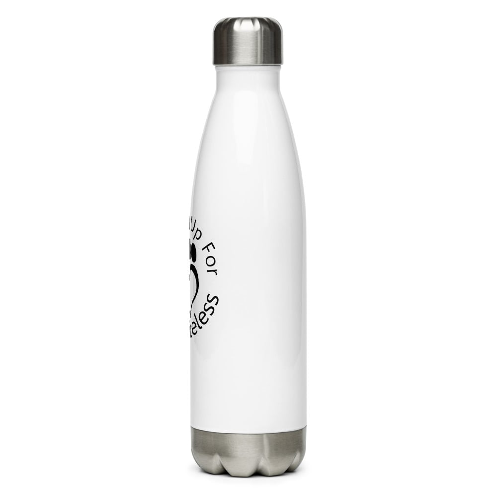 Image of Stainless Steel Water Bottle - B/W