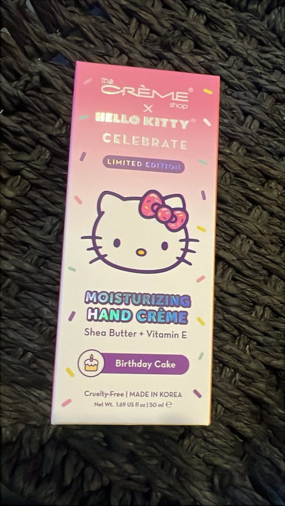 Image of The Creme Shop Hello Kitty Celebrate lotion  - Birthday Cake