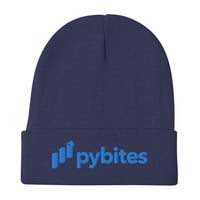 Image 2 of PyBites Embroidered Beanie