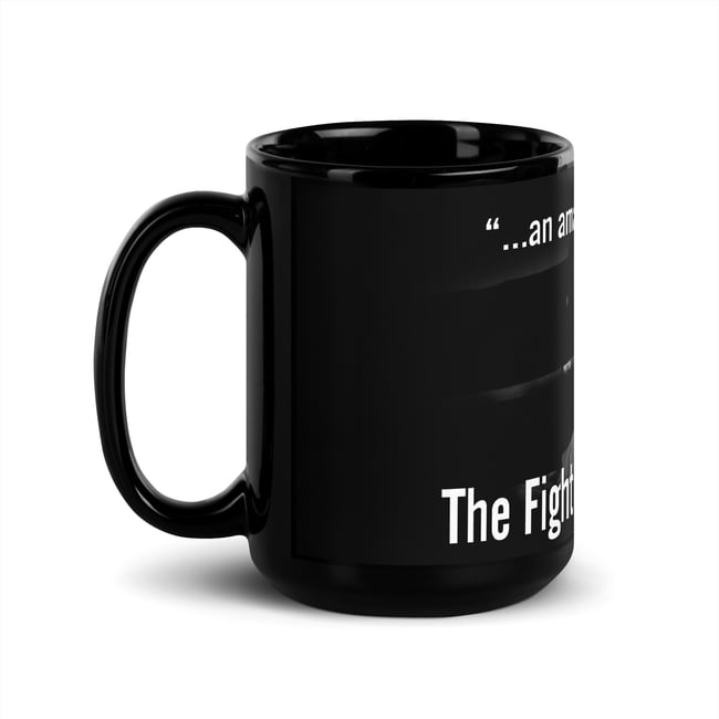 Fighter With No Eyes-Amazing-Black Glossy Mug