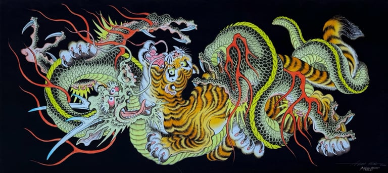 Tiger Dragon Pretzel (XLarge)