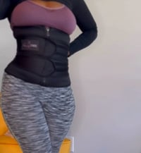 Image 2 of 2 Strap Waist Trainer with Sauna Effect 