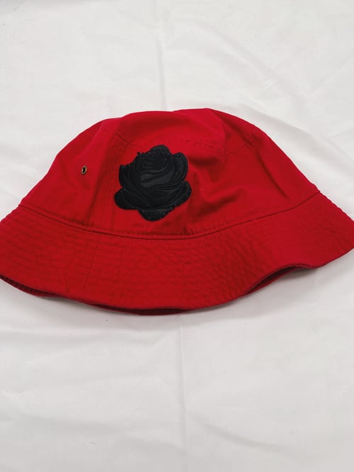 Image of Mercedes Benz Formula One Bucket Hat red