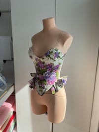 Image 12 of CORSET ESTAMPADO FLORES VINTAGE