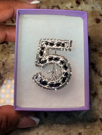 Image 1 of Number 5 Brooch 