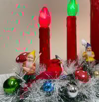 Image 3 of Gnomes and Deer Electric Candles 