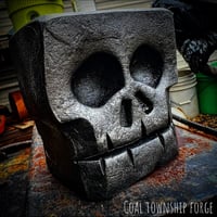 Image 1 of Handforged Skull Bench Anvil (Made to Order)