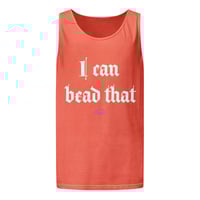 Image 6 of I can bead that Unisex garment-dyed tank top