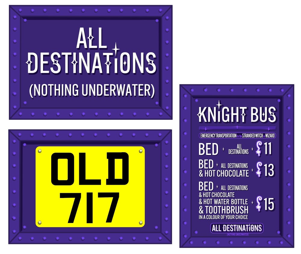 Image of PREORDER Knite Bus Signs