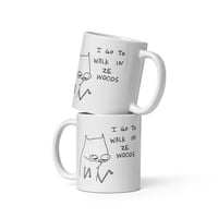 Image 3 of ze woods White glossy mug 