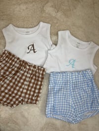 Image 1 of Boys Vest Gingham Set 