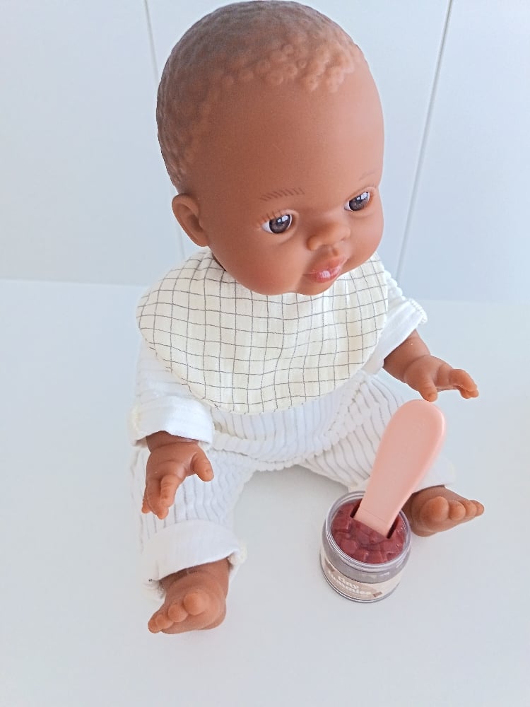 Purée poupon avec cuillère magique