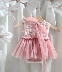 Image 3 of Newborn girls photoshoot outfit | Mia |pink