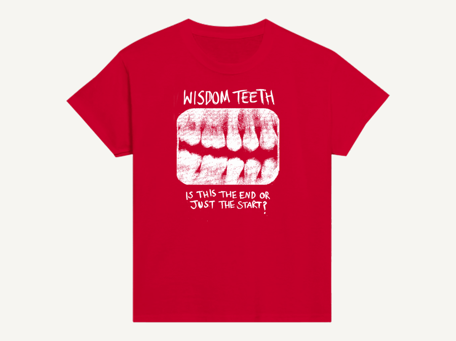 Image of Wisdom Teeth Red T-Shirt [PRE-ORDER]