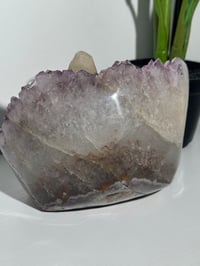Image 3 of XXL SELF STANDING SUGAR AMETHYST X CALCITE -URUGUAY-