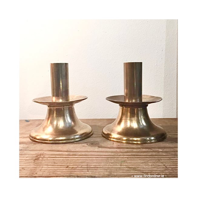 Mid Century Modern Ecclesiastical Candle Sticks