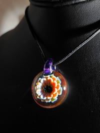 Image 2 of Psychedelic flower pendant....