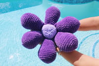 Crochet Flower Pillow