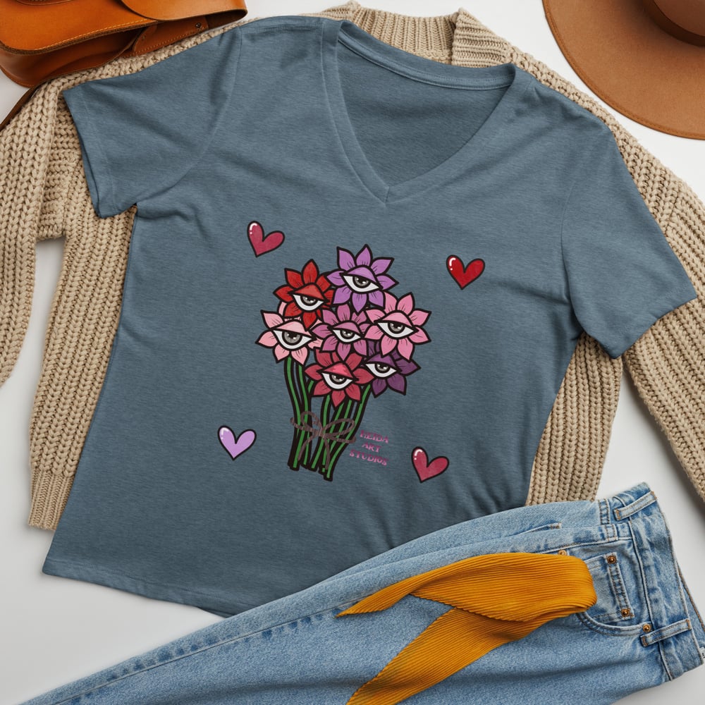 Image of Bouquet 💐 v-neck