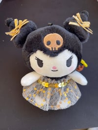 Image 1 of Kuromi phone clip w strap 