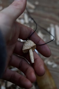 Image 2 of Spotty Toad stall mushroom pendant 