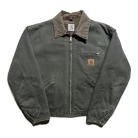 Image 1 of Vintage 90s Carhartt Detroit Jacket - Moss Green