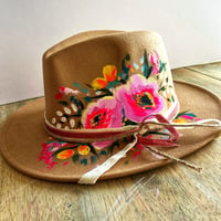 Image 2 of Hand Painted Hat 2