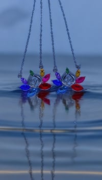 7 Chakra Lotus Necklace 