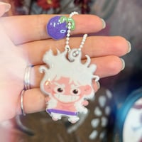 Image 2 of One Piece Gear 5 Luffy Poofy Charm