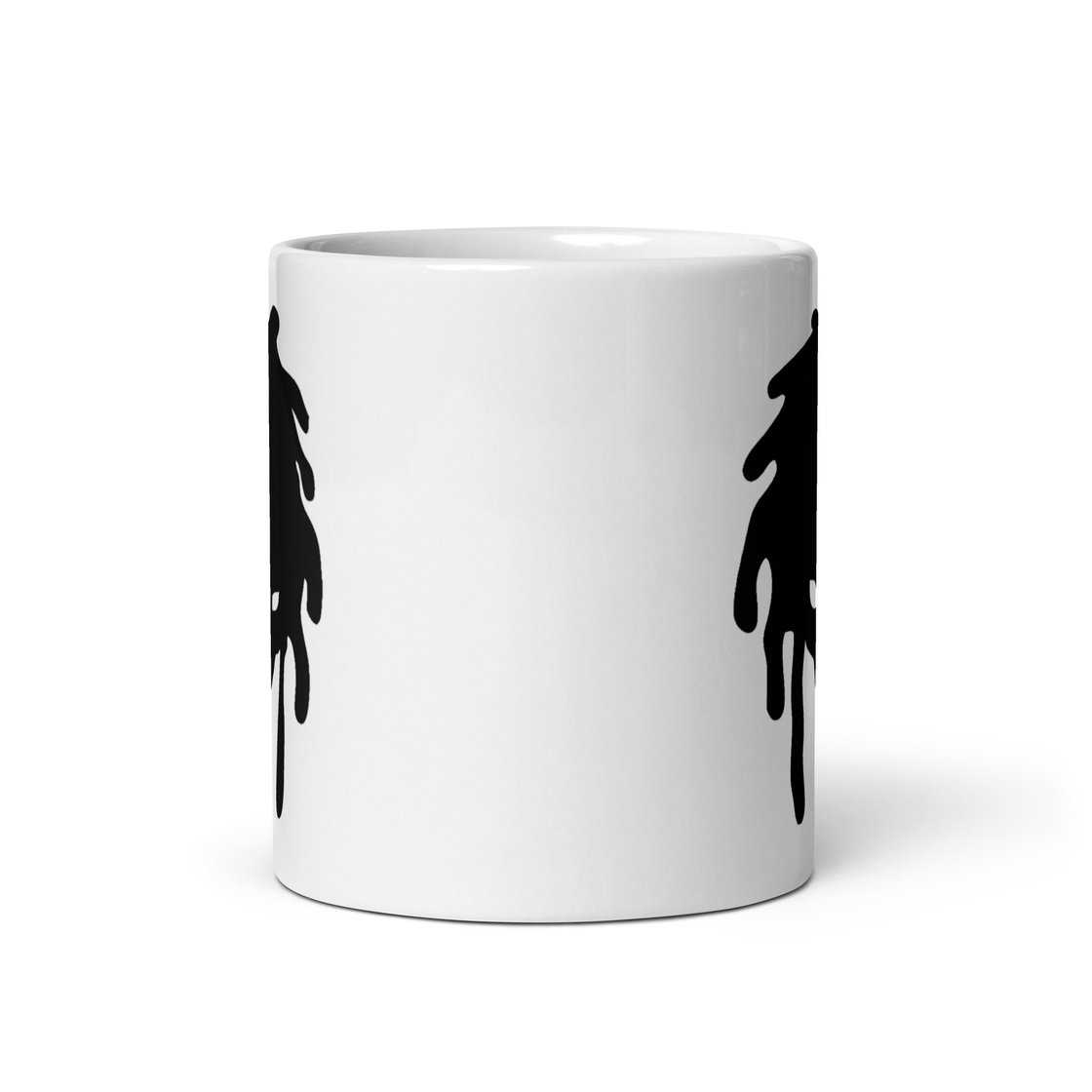 Image of MAH BLACK LOGO White glossy mug