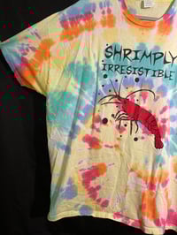 Image 2 of 3XL Shrimply Irresistible Tie Dye Shirt  1