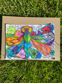Image 4 of “Dragonfly/Balance” Original Artwork 