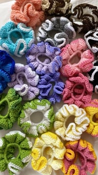 Image 3 of Crochet Scrunchies Bundle 3/$12