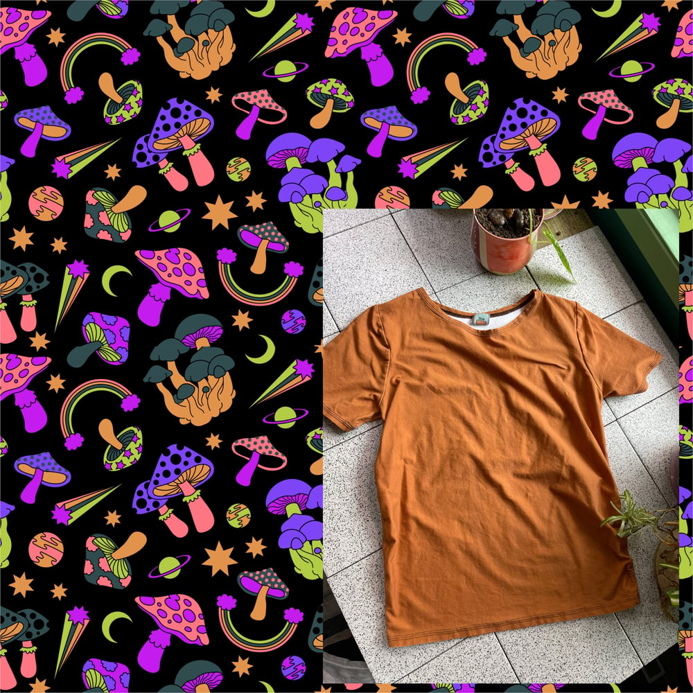 Image of Neon Mushroom Artsit Series Tshirt- Unisex