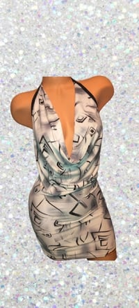 Image 1 of Oriental Plunge Dress 2 prints!