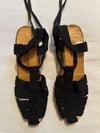 1970s Spanish black espadrilles 