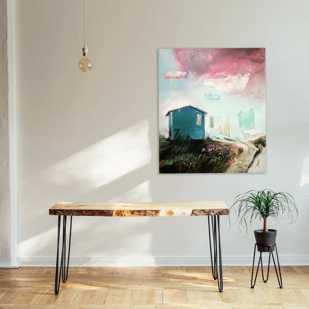 Image of PAINTING / MALERI / "Vilde drømme II" / 120X140 CM