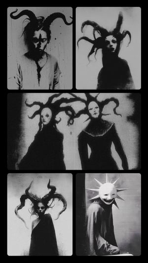 PACK Of DARKART PRINTS ‘DEVILS’ 5/10pcs 