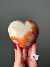 Image 4 of FUNKY CARNELIAN HEARTS