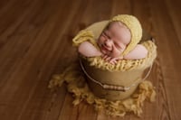 Dandylion Sweater Knit Bonnet + Wrap 