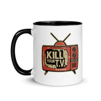 Image 4 of Retro KILL YOUR T.V. Mug