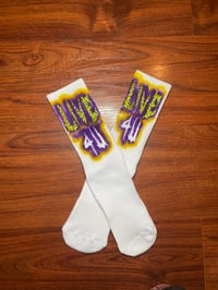 Image 1 of Mardi Gras Socks
