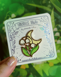 Image 3 of  Lunar Lily Hard Enamel Pin