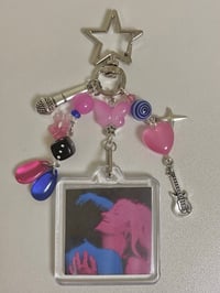 Image 1 of tv girl photo frame keychain